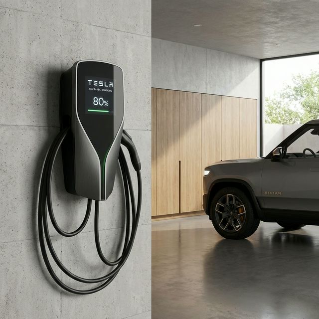 Elektromos autótöltő telepítése